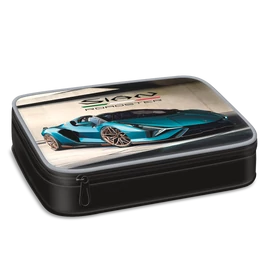 Lamborghini többszintes tolltartó - kék