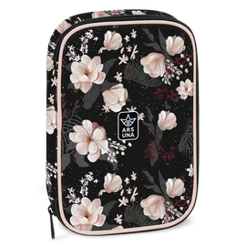Ars Una Flowery Black többszintes tolltartó