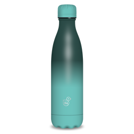 Ars Una világoszöld-sötétzöld duplafalú fémkulacs 500 ml 