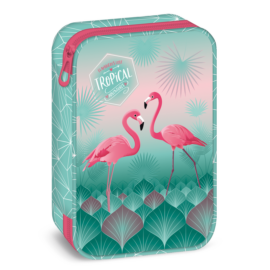 Ars Una Pink Flamingo többszintes tolltartó