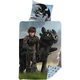 Így neveld a sárkányodat gyermek ágyneműhuzat garnitúra 140x200