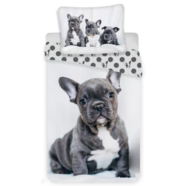 Francia bulldogos ágyneműhuzat garnitúra 140x200