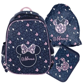 Paso Minnie Mouse Girly iskolatáska-szett kihajtható tolltartóval, tornazsákkal