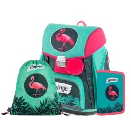 OXYBAG flamingós iskolatáska szett – Flamingo