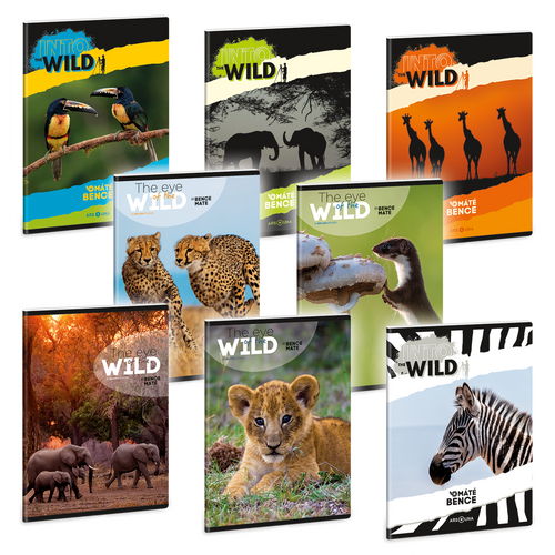 Ars Una The Eyes of the Wild A5 füzetcsomag - vonalas
