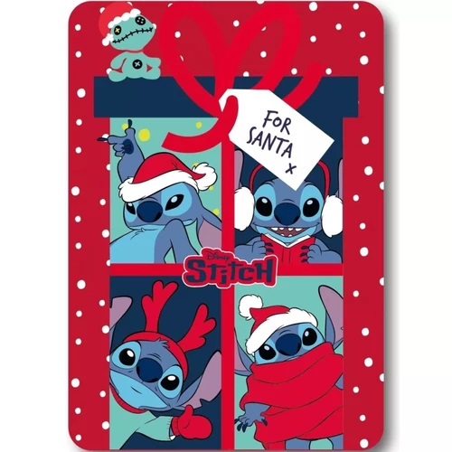 Disney Lilo és Stitch Santa karácsonyi polár takaró