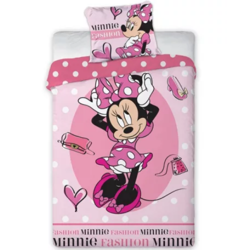 Minnie Mouse gyermek ágyneműhuzat garnitúra 140x200