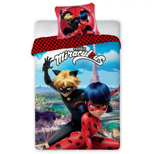 Miraculous Ladybug gyermek ágyneműhuzat garnitúra 140x200