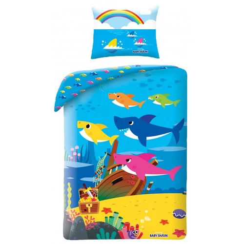 Baby Shark ágyneműhuzat garnitúra 140x200