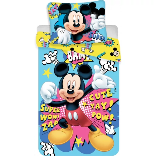 Mickey Mouse gyermek ágyneműhuzat garnitúra 140x200
