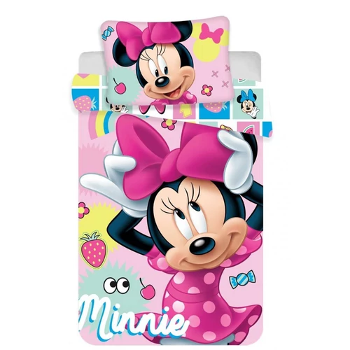 Minnie Egér ovis ágyneműhuzat garnitúra 100x135