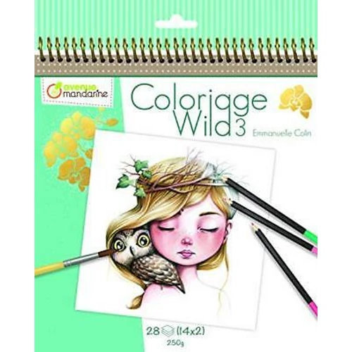 Avenue Mandarine  GY077C 28 db-os színezhető album - Wild3