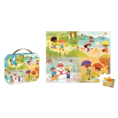 Janod 02602 36 darabos puzzle Évszakok