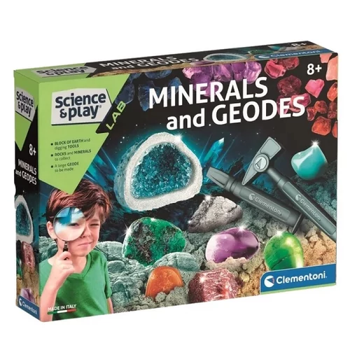 CLEMENTONI TUDOMÁNY ÉS JÁTÉK - Ásványok és geódák