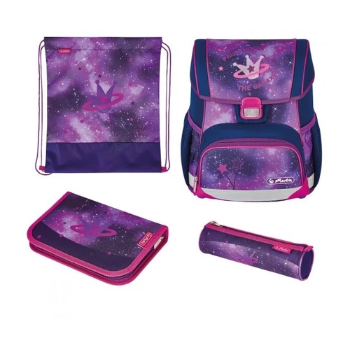 Herlitz Loop Plus Galaxy Princess iskolatáska - szett