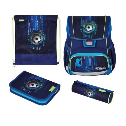 Herlitz Loop Plus Soccer iskolatáska - szett