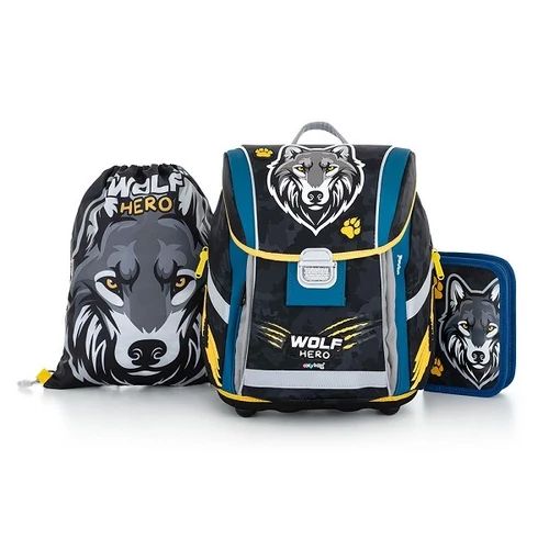 OXYBAG Wolf iskolatáska szett 