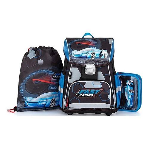 OXYBAG Fast Racing versenyautós iskolatáska szett 