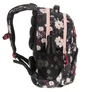 Kép 2/5 - Ars Una Flowery Black ergonomikus hátizsák