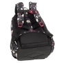 Kép 5/5 - Ars Una Flowery Black ergonomikus hátizsák