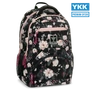 Kép 1/5 - Ars Una Flowery Black ergonomikus hátizsák