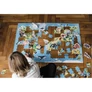 Kép 5/7 - Janod 02676 Oktató Puzzle és 3D figurák 200 darabos Veszélyeztetett állatok