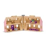 Kép 6/7 - Melissa & Doug 13701  SZÉTNYITHATÓ FA BABAHÁZ