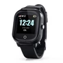 Kép 1/3 - KidSafe Smart fekete gyerek okosóra, IP67 vízálló, GPS, SOS