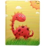 Kép 4/7 - Univerzális TabletPC tok, mappa tok, 9-10", stand, dinó minta, színes