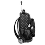 Kép 2/3 - Paso Minnie Black Holo gurulós iskolatáska