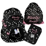 Kép 1/8 - Paso Minnie Mouse Silver Dots iskolatáska-szett kihajtható tolltartóval, tornazsákkal