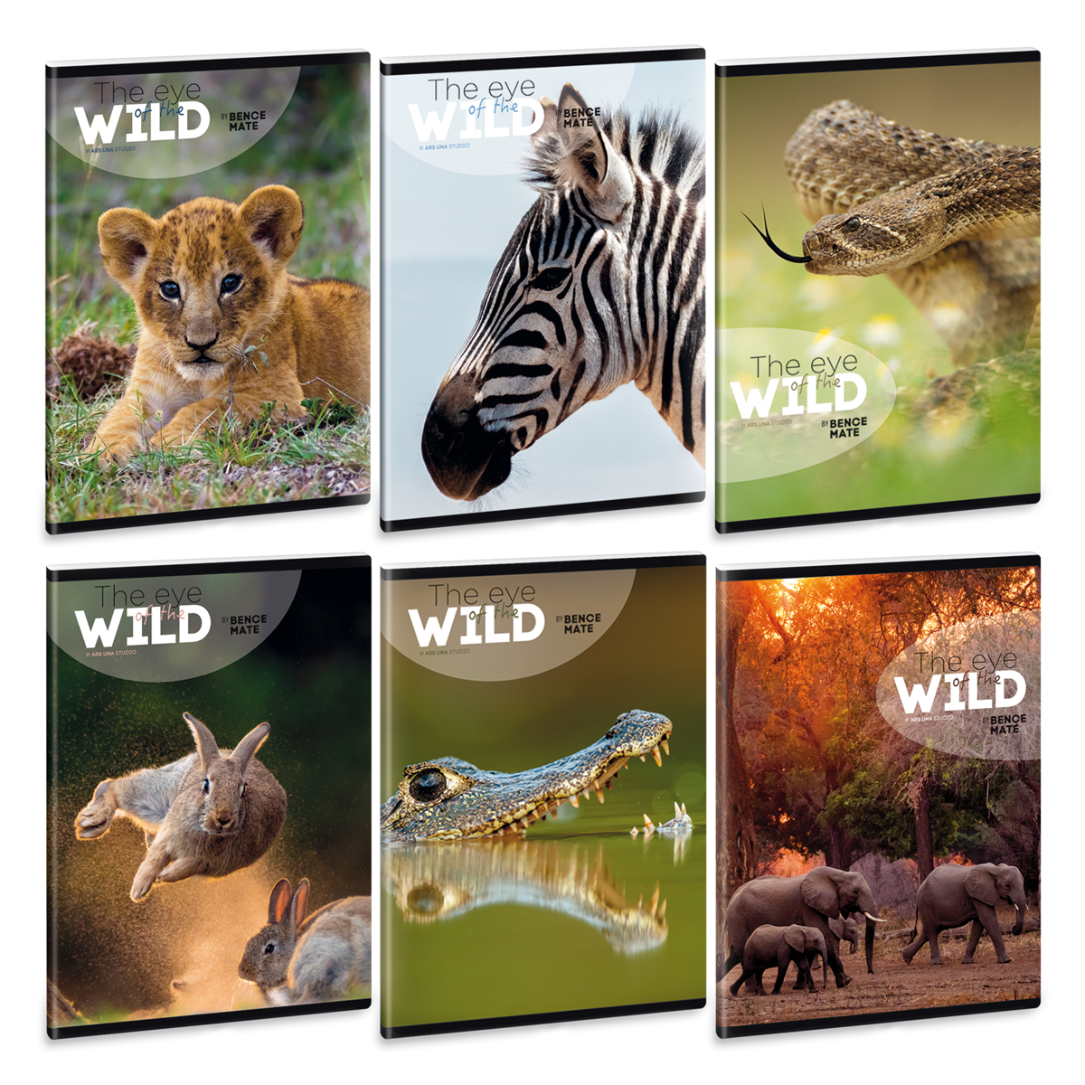 Ars Una The Eyes of the Wild A5 füzetcsomag - vonalas