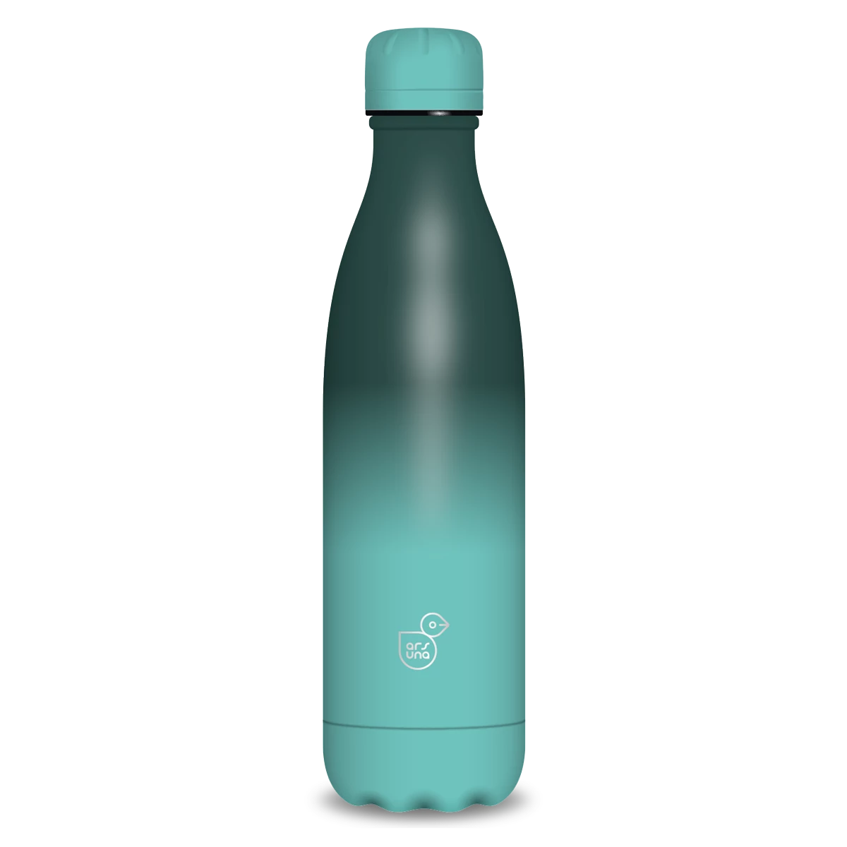 Ars Una világoszöld-sötétzöld duplafalú fémkulacs 500 ml 