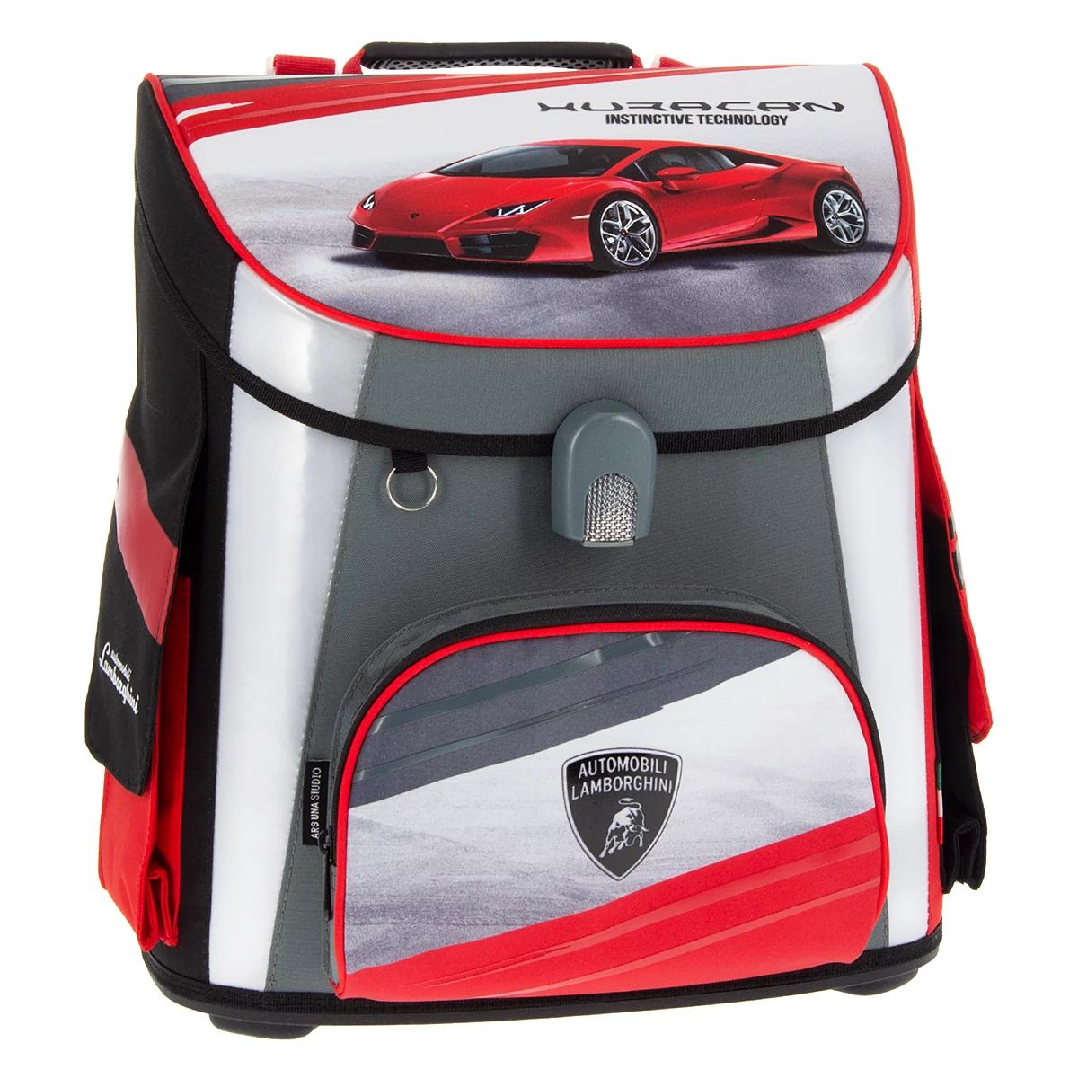 Lamborghini mágneszáras iskolatáska