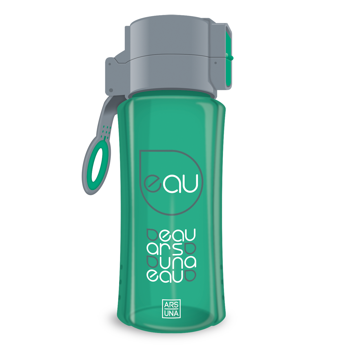 Ars Una kulacs - 450 ml - zöld-szürke