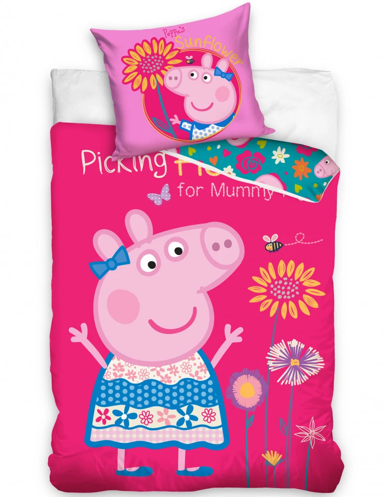 Peppa Pig ágyneműhuzat garnitúra 140x200 