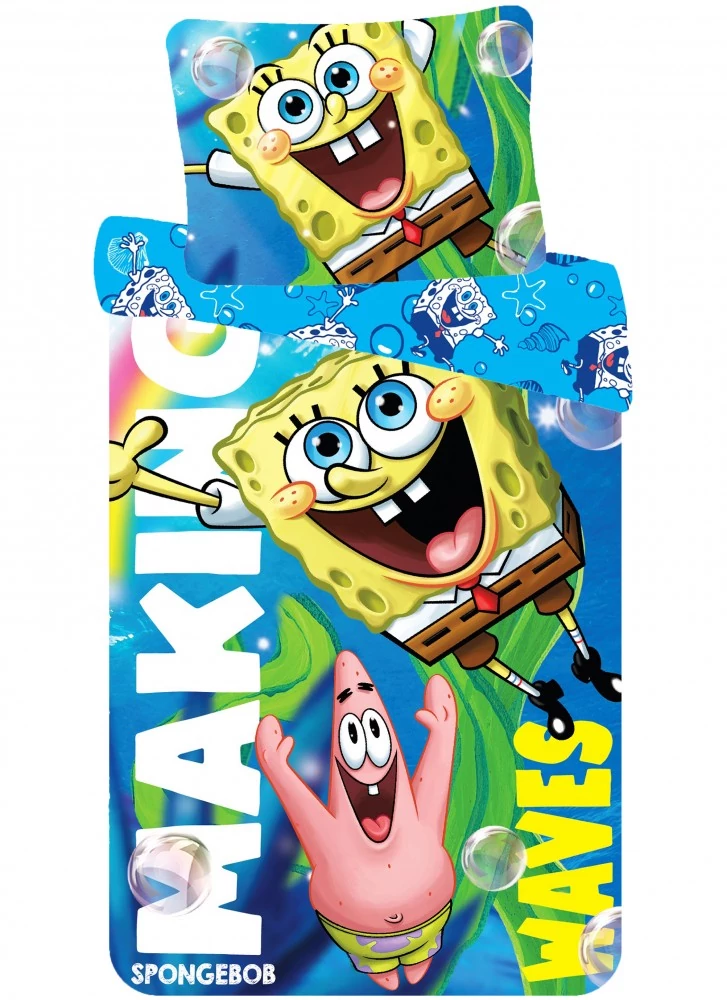 Spongyabob ágyneműhuzat garnitúra 140x200