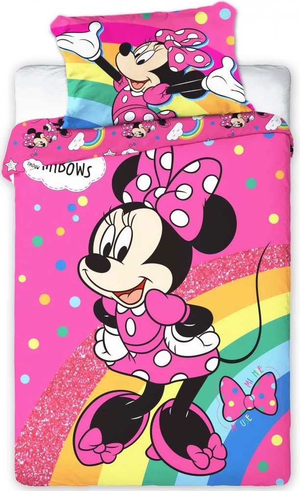 Minnie Egér ovis ágyneműhuzat garnitúra 100x135