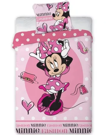 Minnie Mouse gyermek ágyneműhuzat garnitúra 140x200