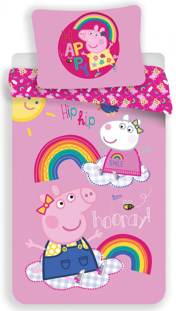 Peppa Pig ágyneműhuzat garnitúra 140x200 
