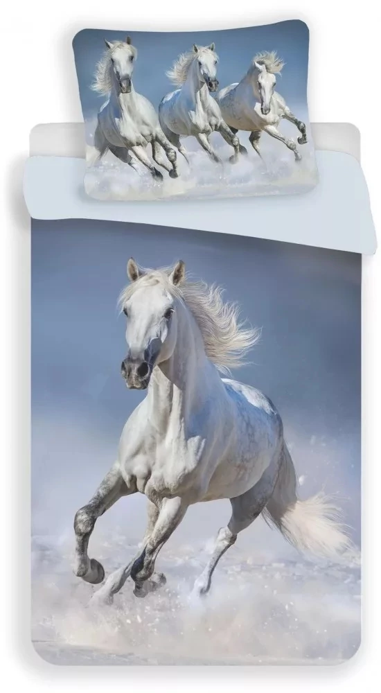 Lovas gyermek ágyneműhuzat garnitúra 140x200