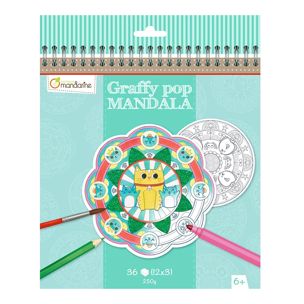 Mandala - Állatkák Avenue Mandarine