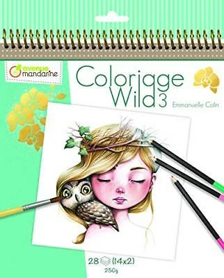 Avenue Mandarine  GY077C 28 db-os színezhető album - Wild3