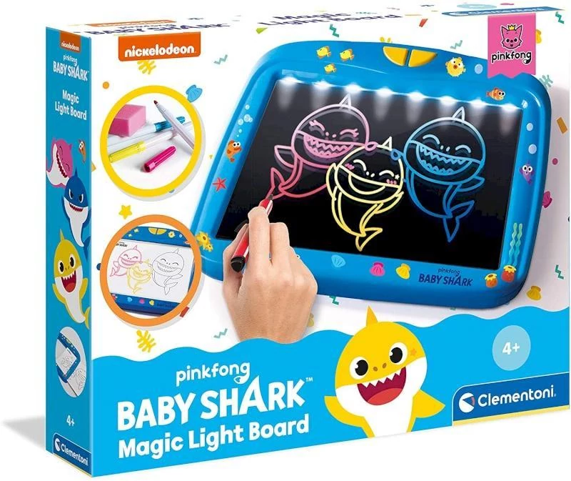 Baby Shark - varázslatos rajztábla 18617 Clementoni