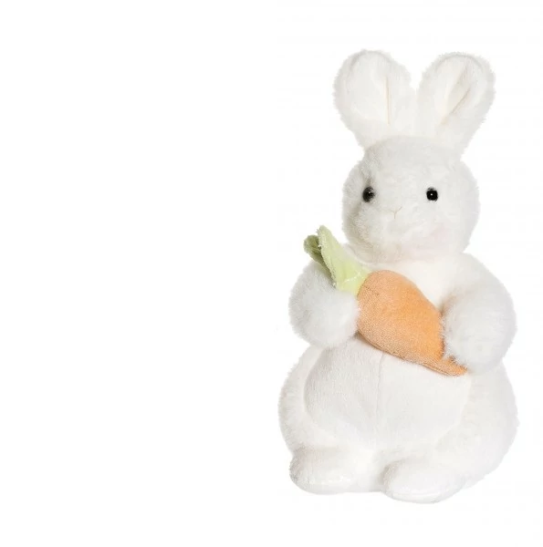 Milla nyuszi répával, fehér - Teddykompaniet