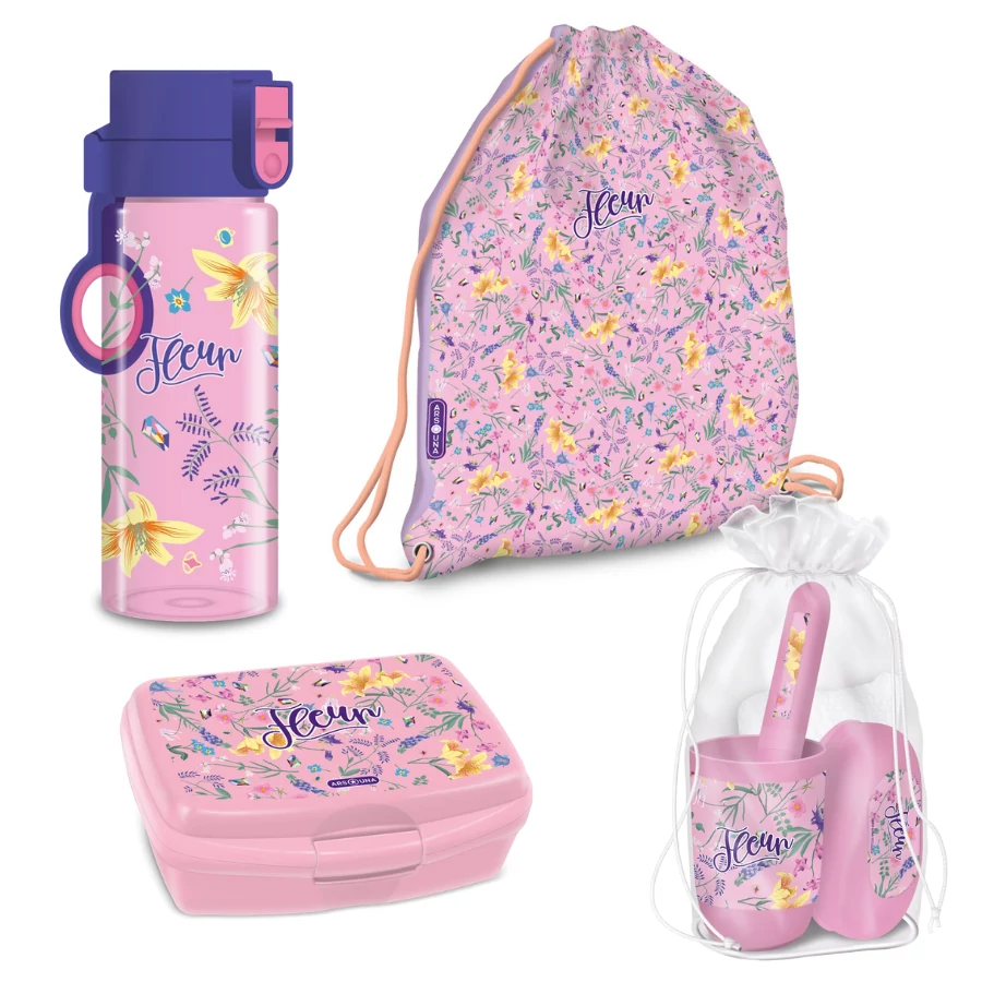 Fleur - virágos iskolai szett
