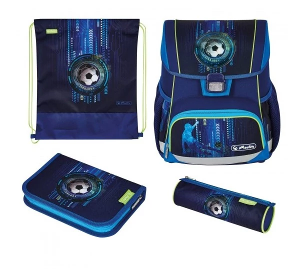 Herlitz Loop Plus Soccer iskolatáska - szett