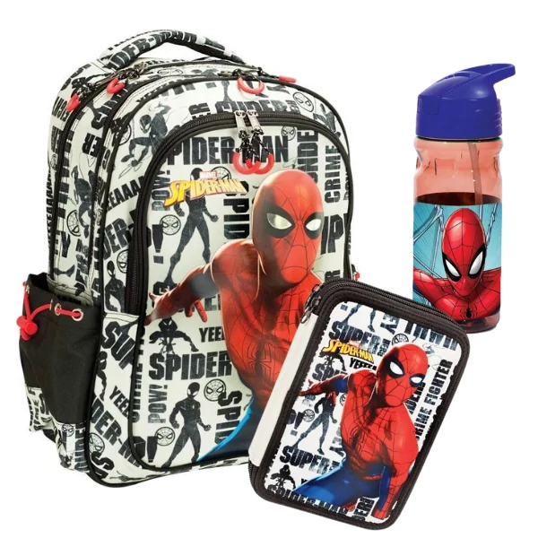 Pókember iskolatáska szett