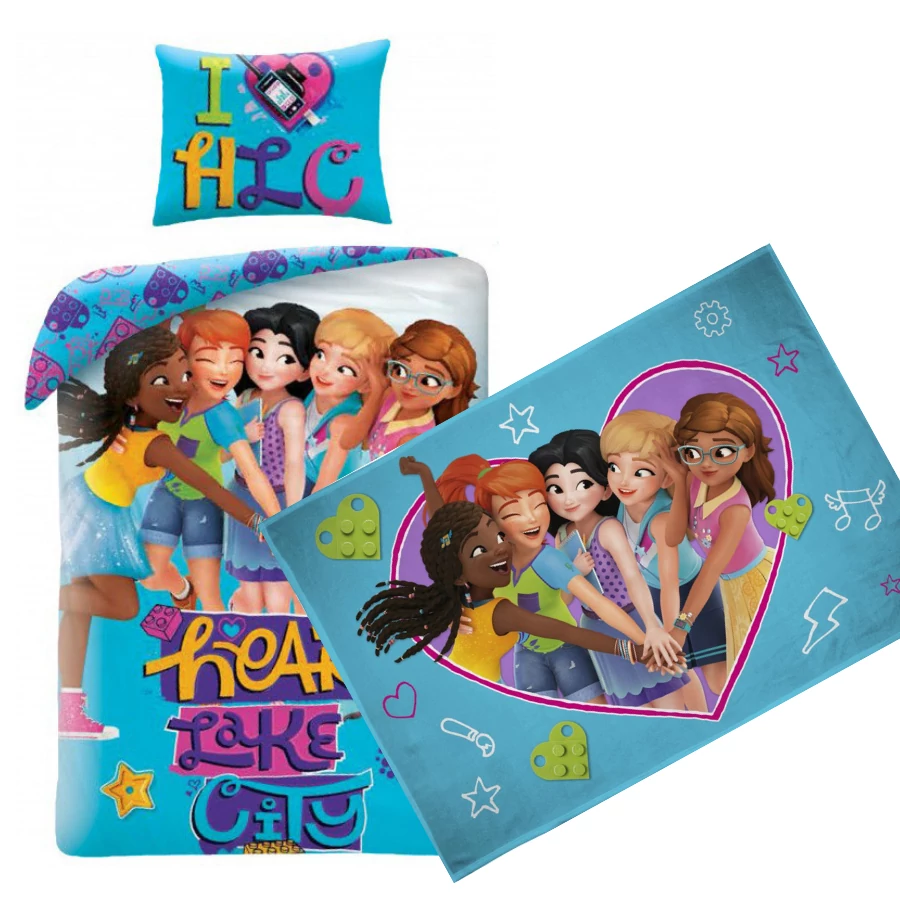 LEGO Friends ágynemű és polár takaró